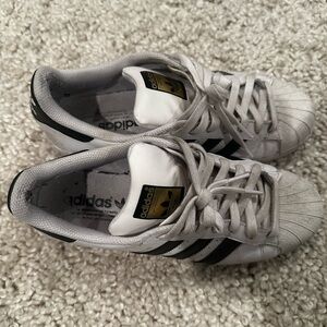 Adidas White and Black Sneakers